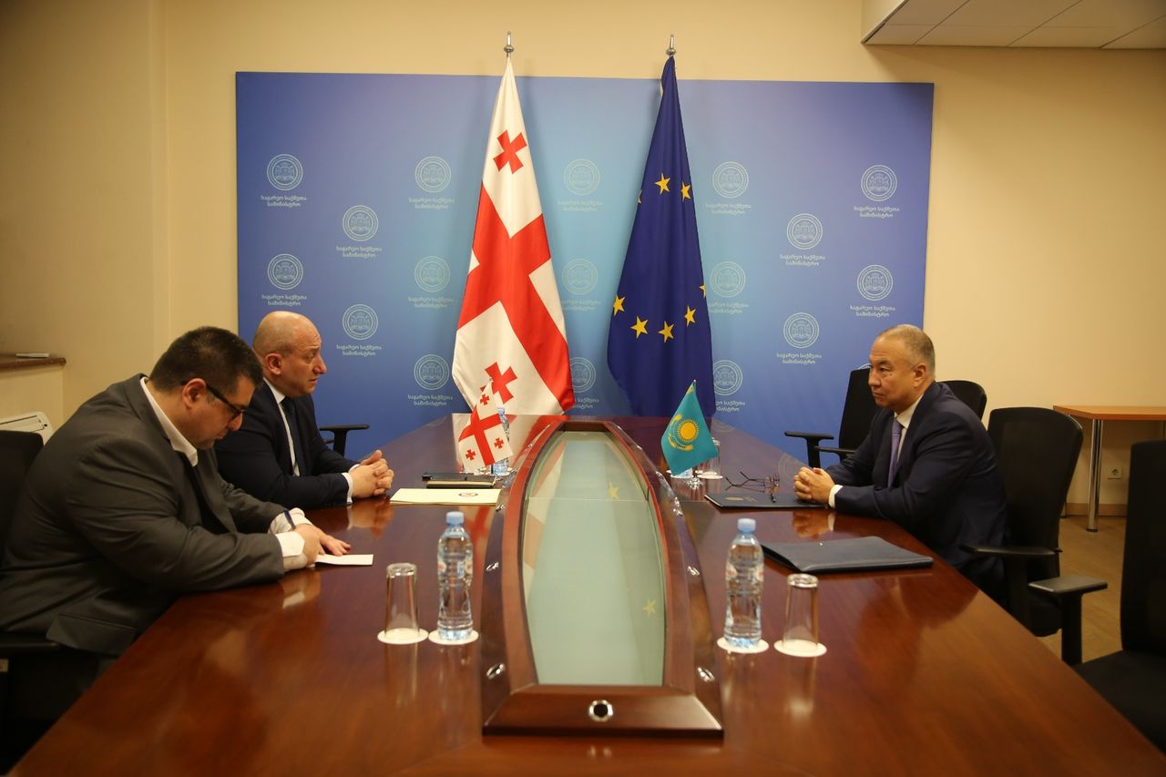 Aleksandre Khvtisiashvili has met with the Ambassador of the Republic of Kazakhstan to Georgia